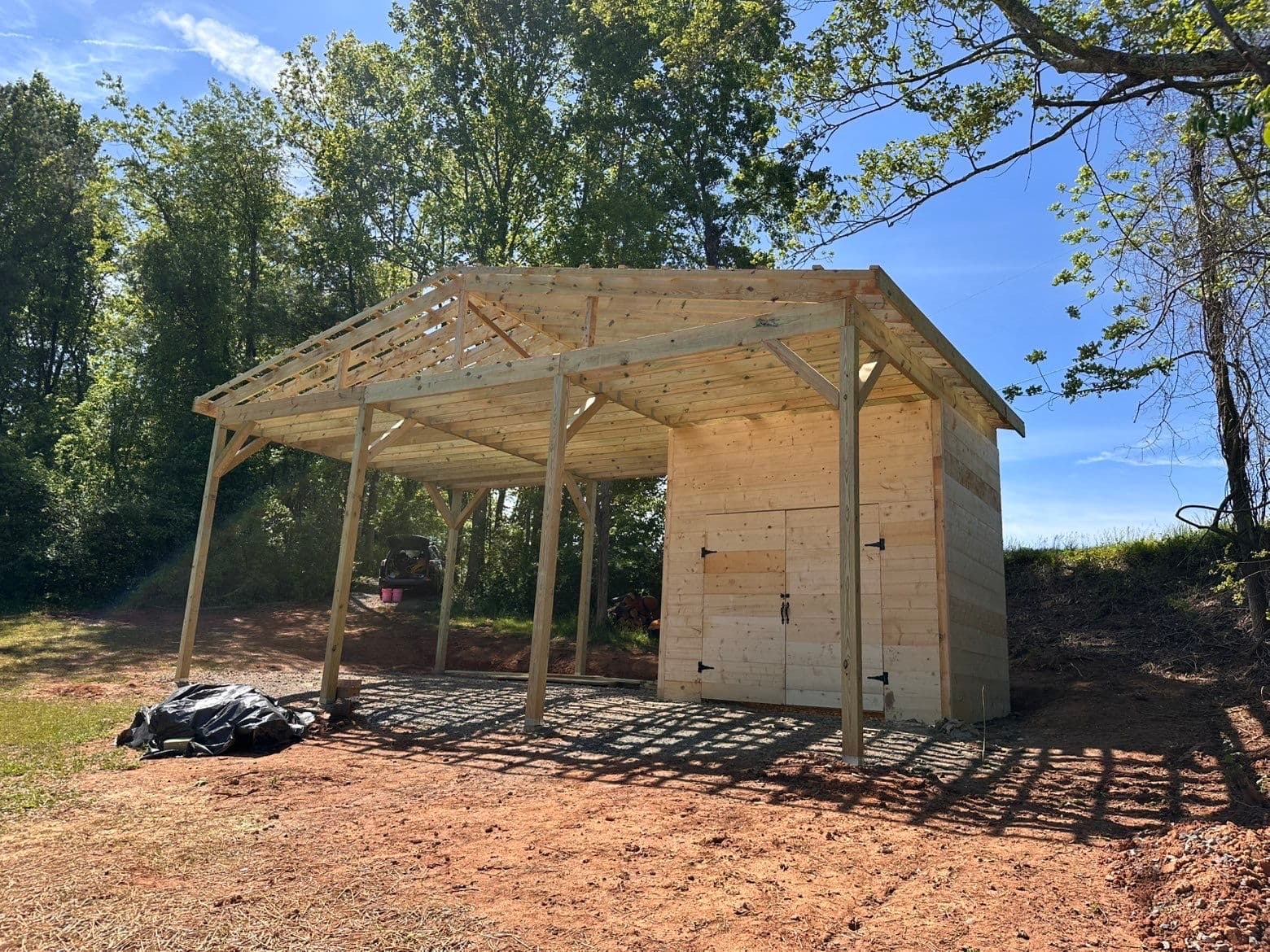 Pole Barn Framing Built Right in Western NC image