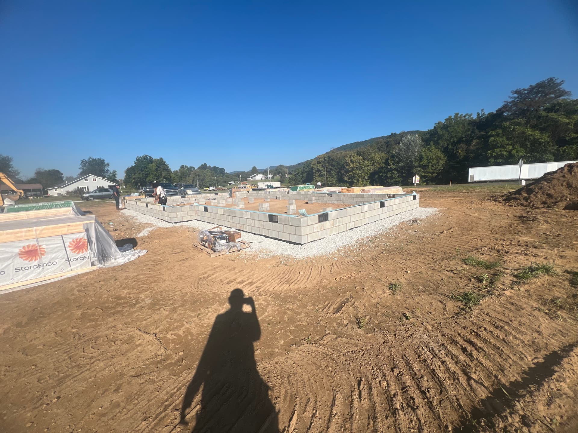 Custom Home Foundation Prepped and Ready for Framing image