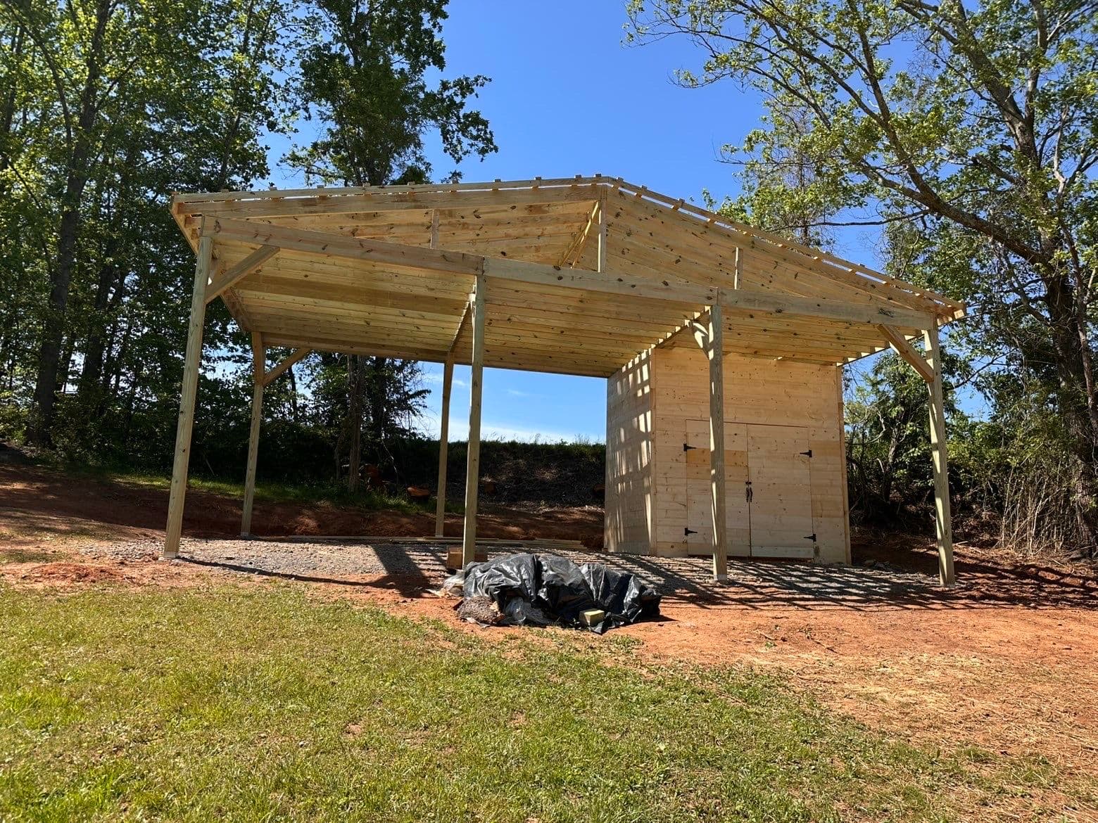 Gallery photos for Pole Barn Framing Built Right in Western NC: Image #1