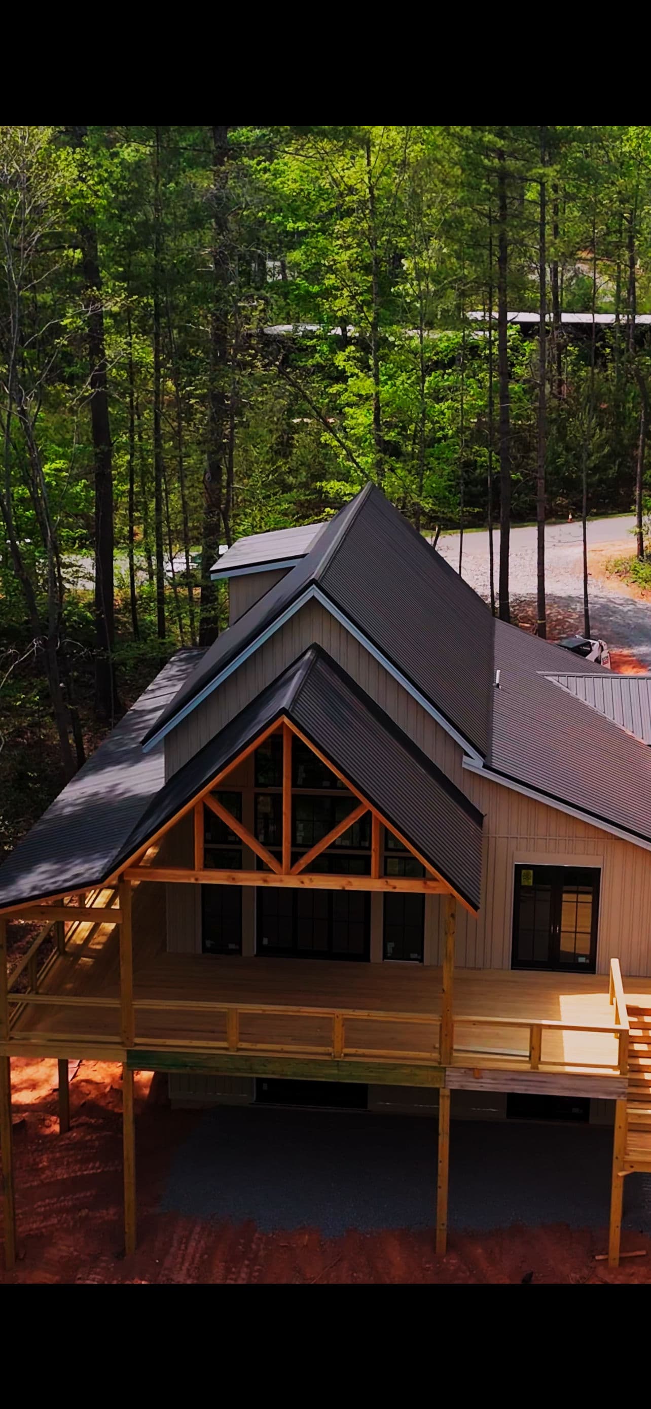 Project Mountain Exterior Build Nearly Complete in Western North Carolina image