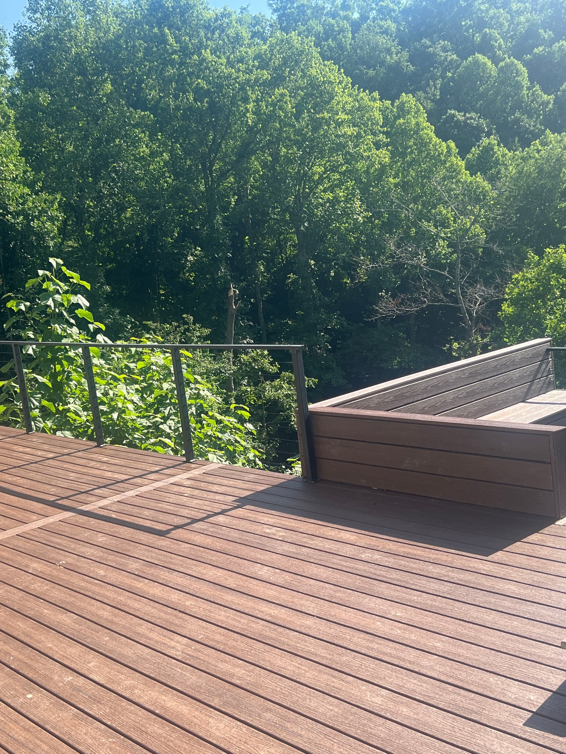 Gallery photos for Custom Trex Deck Build on Town Mountain in Asheville: Image #1