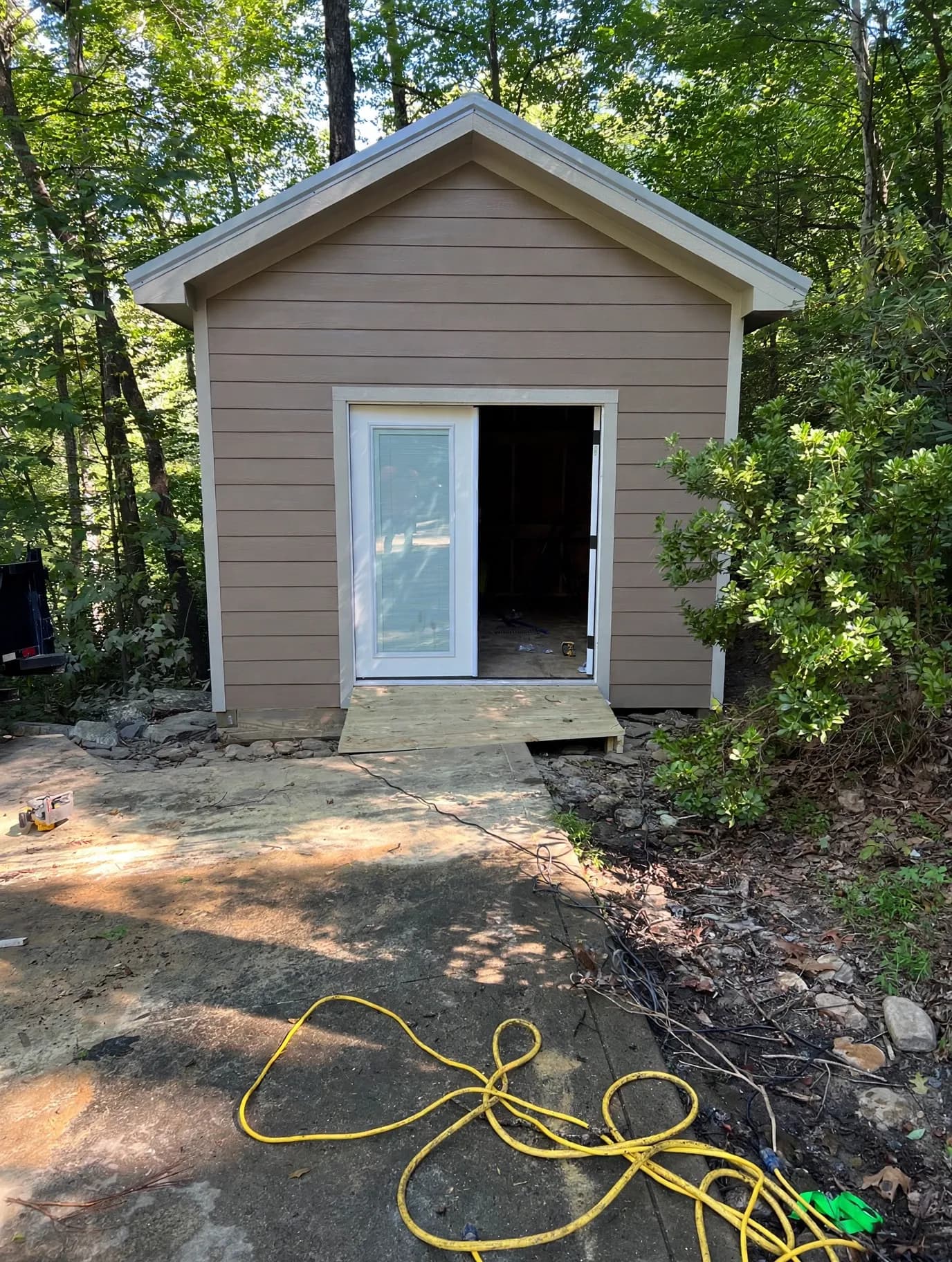 Custom Built Shed in Lake Lure That Actually Fits the Property image