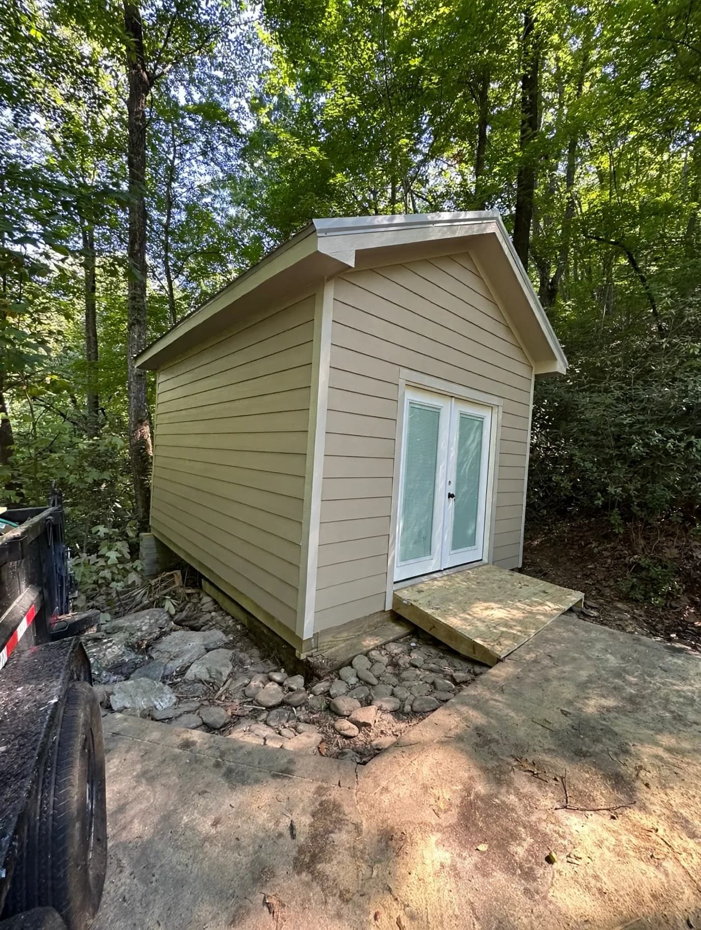 Gallery photos for Custom Built Shed in Lake Lure That Actually Fits the Property: Image #1